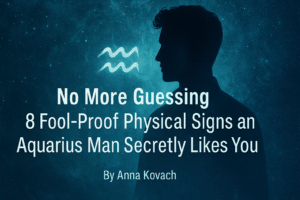 No More Guessing: 8 Fool-Proof Physical Signs an Aquarius Man Secretly Likes You